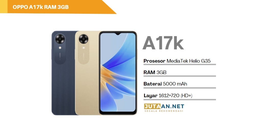 HP OPPO A17k